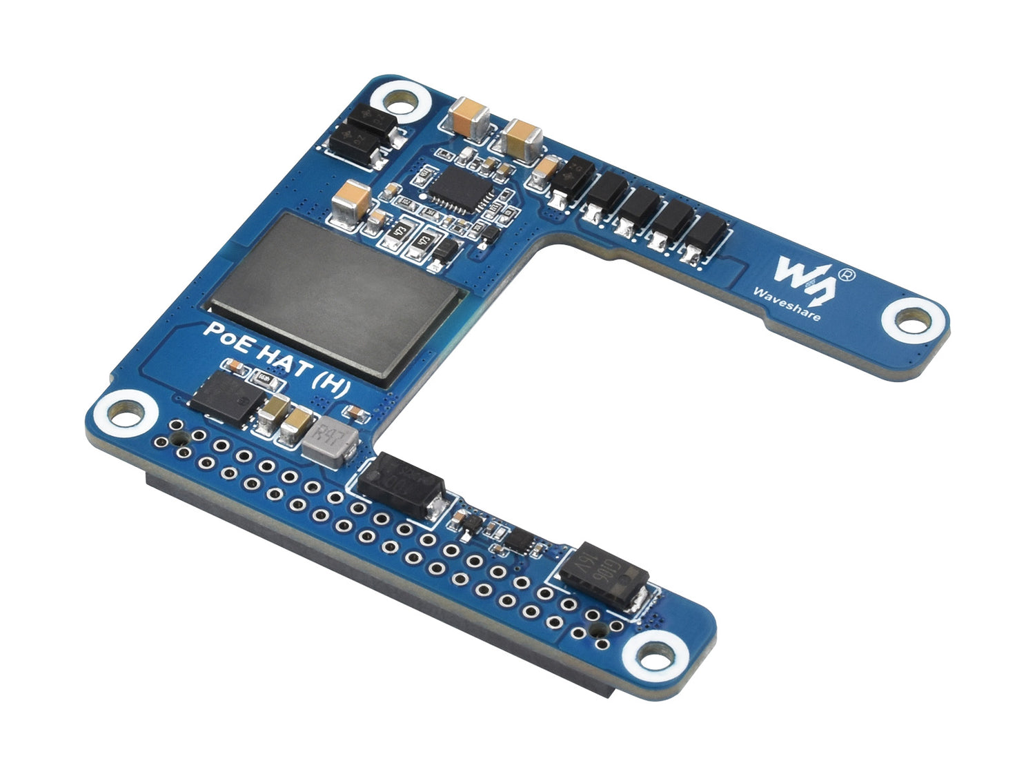 Raspberry Pi 5 PoE HAT (H) – 5V 5A, Isolated SMPS, 802.3af/at