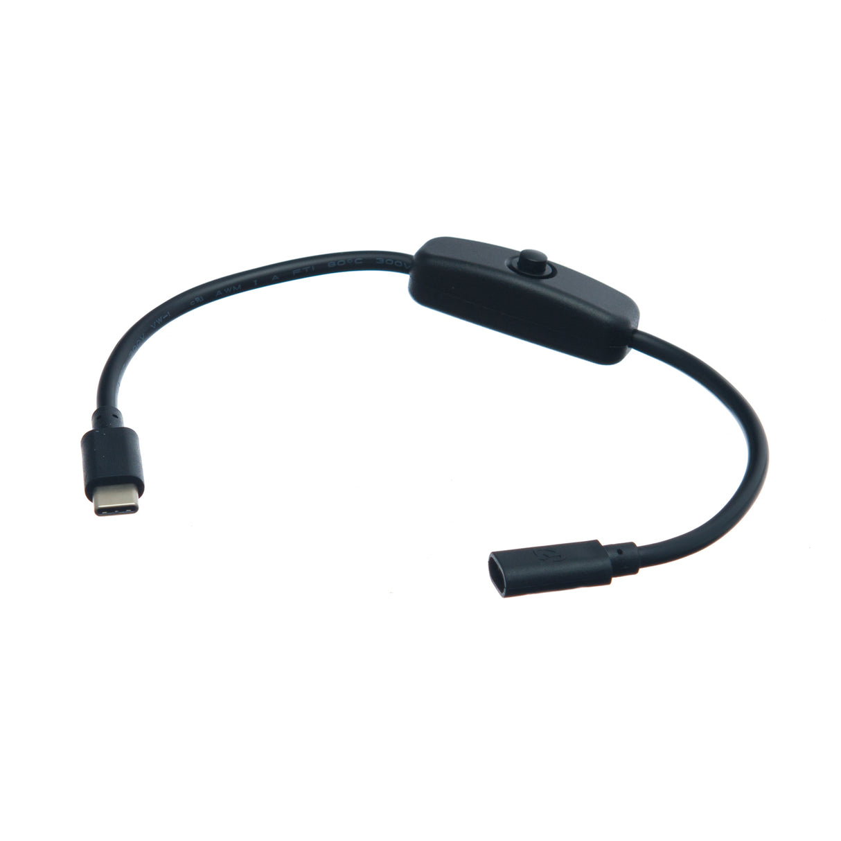 Type-C male to female Power Switch for Raspberry Pi 4