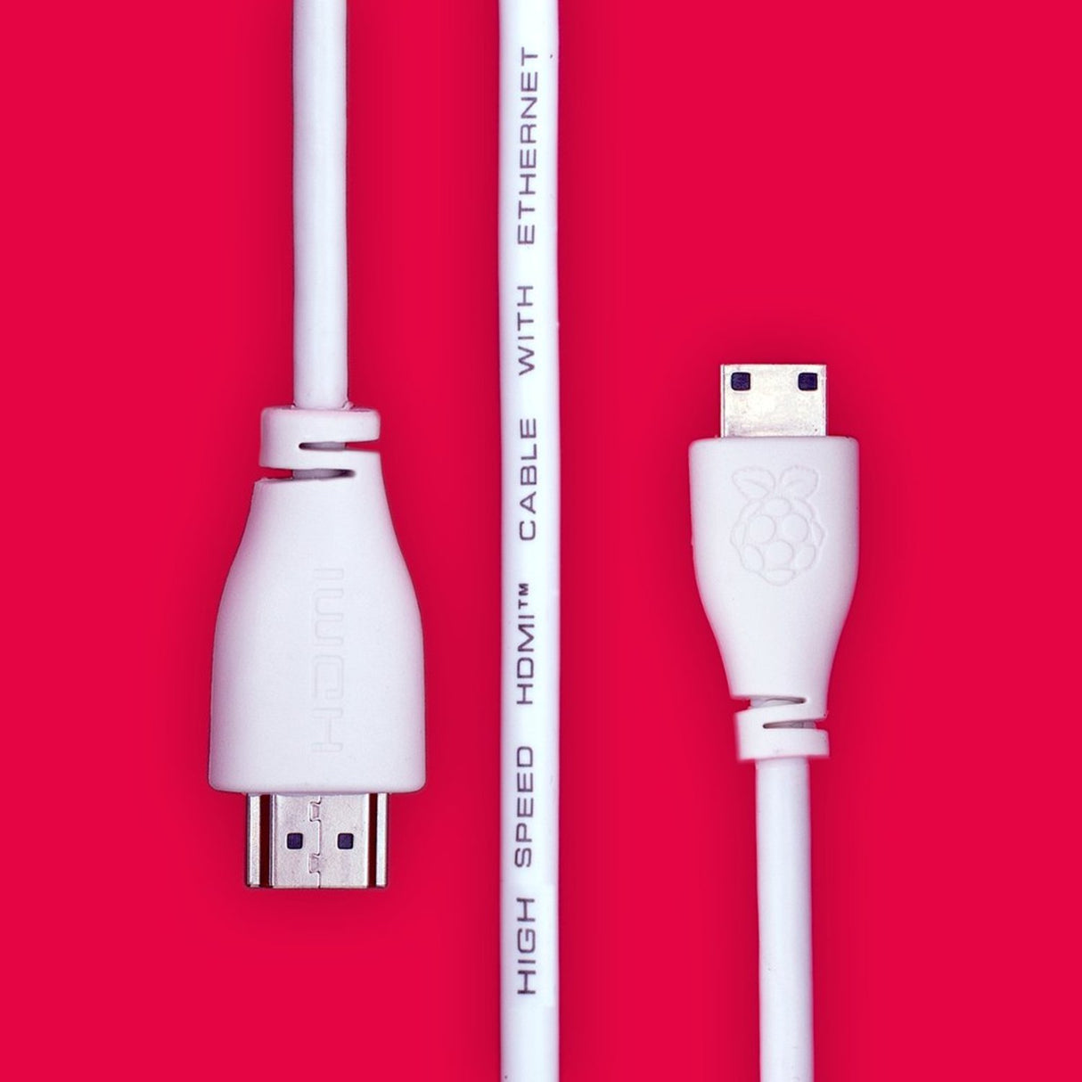 Mini HDMI to Std HMDI Cable, 1M, White
