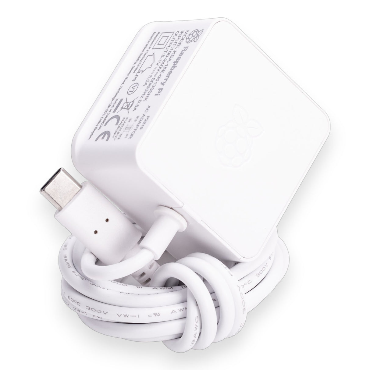 Raspberry Pi Power Supply USB-C 5V 15W (White)