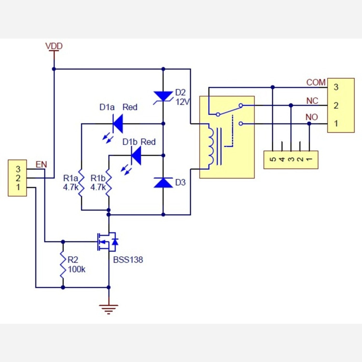 Pololu Basic SPDT Relay Carrier with 5VDC Relay (Partial Kit)