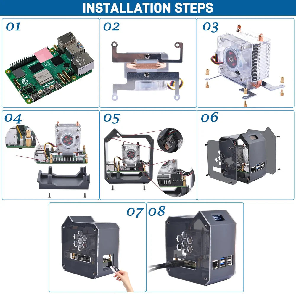 Mini Tower Kit for Raspberry Pi 5