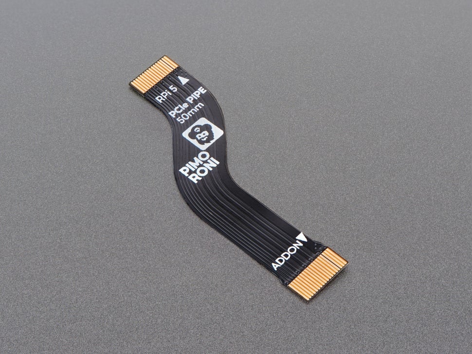 PCIe Flex Cable for NVMe Base and Raspberry Pi 5 – PCIe Pipe