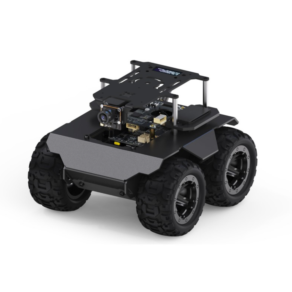 RaspRover 4WD AI Robot for Raspberry Pi 5 – Dual Controllers, Metal Body, Computer Vision