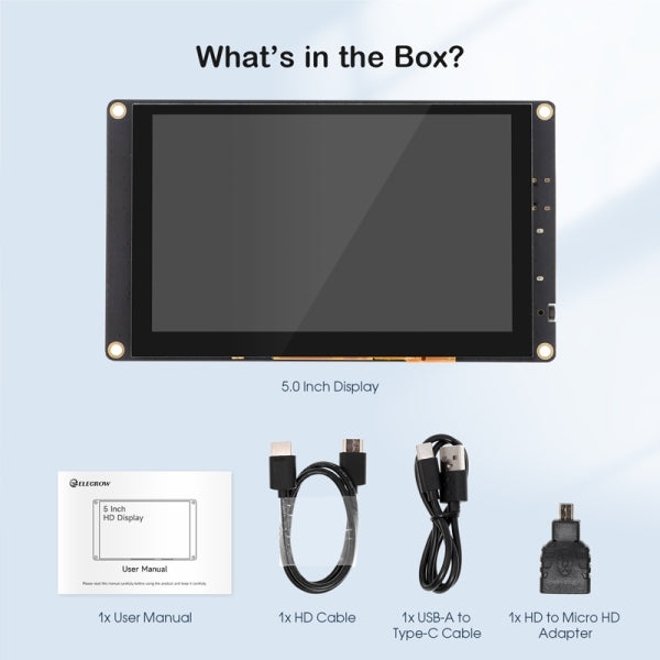 5 Inch Display for Raspberry Pi