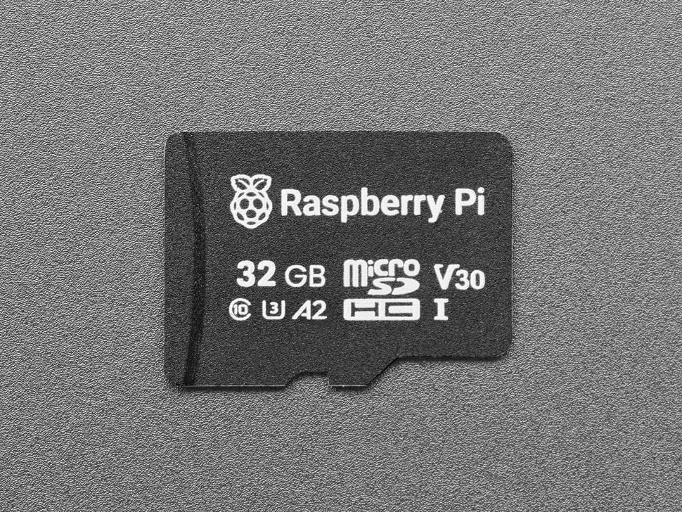 Official Raspberry Pi A2-Class microSD Card - 32GB Blank