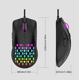 G701 Wired RGB Illuminated Gaming Mouse