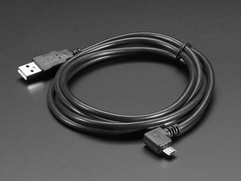Right Angle USB cable - A/MicroB