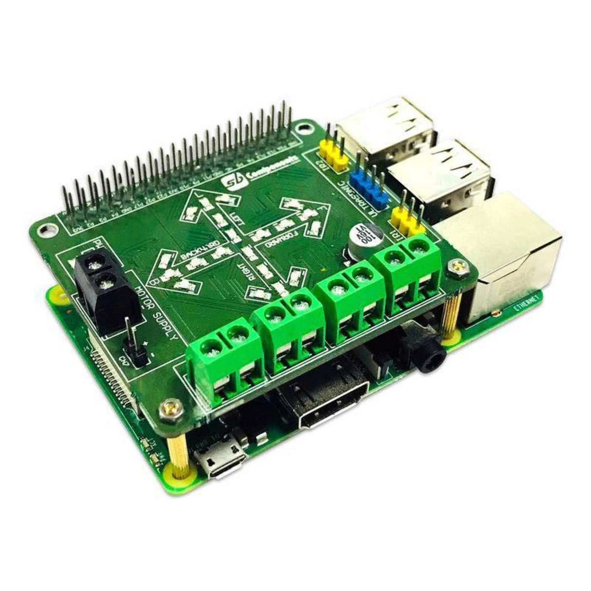 Motorshield for Raspberry Pi