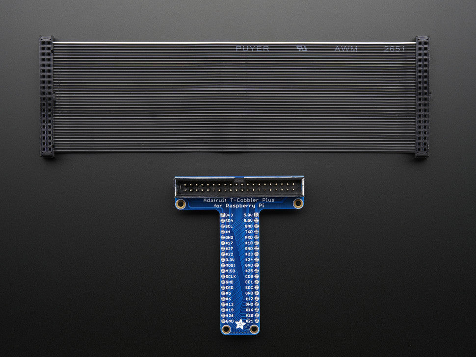 Assembled Pi T-Cobbler Plus - GPIO Breakout for Raspberry Pi