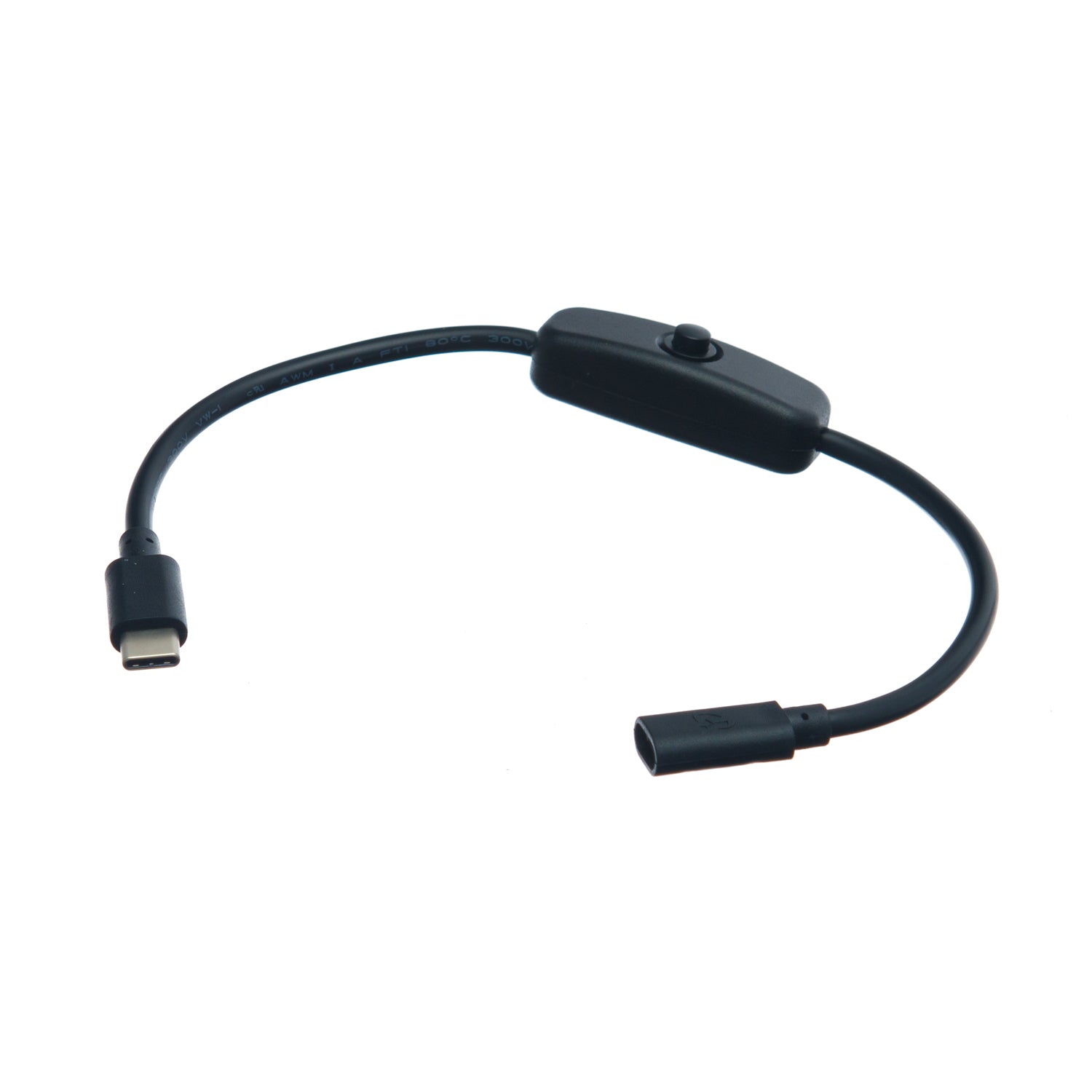 Type-C male to female Power Switch for Raspberry Pi 4