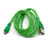 Pico USB Patterned Fabric Cable - A/MicroB 1m