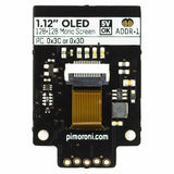 1.12" Mono OLED (128x128, white/black) Breakout