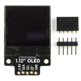 1.12" Mono OLED (128x128, white/black) Breakout