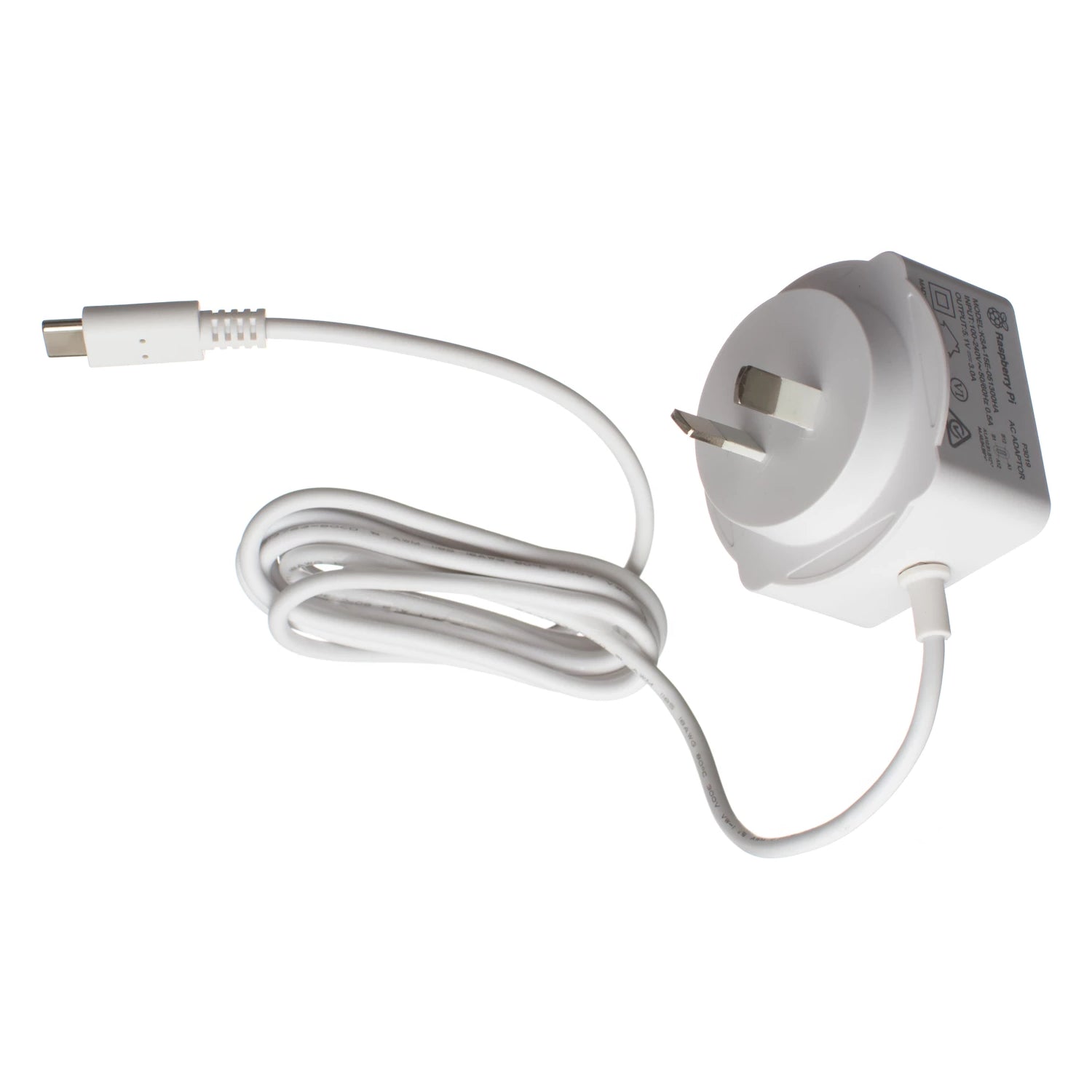 Raspberry Pi Power Supply USB-C 5V 15W (White)