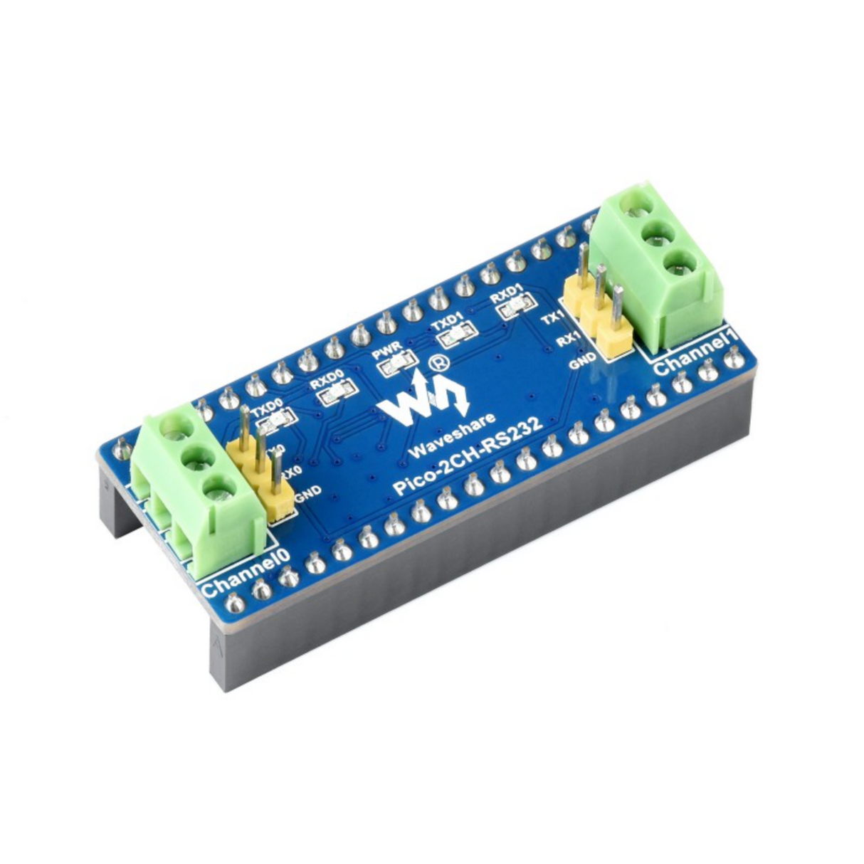 2-Channel RS232 Module for Raspberry Pi Pico, SP3232EEN Transceiver, UART To RS232