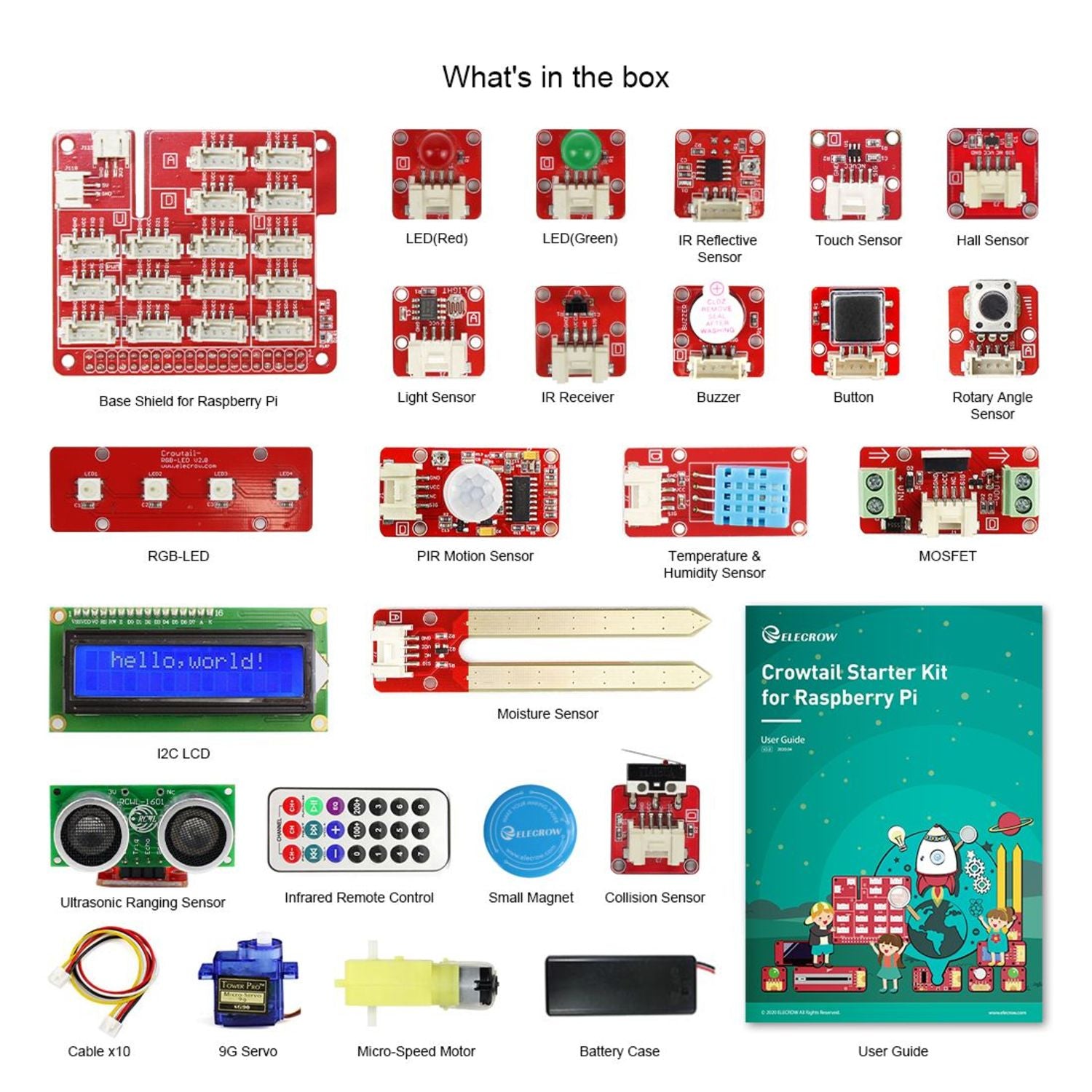 Crowtail Starter Kit for Raspberry Pi