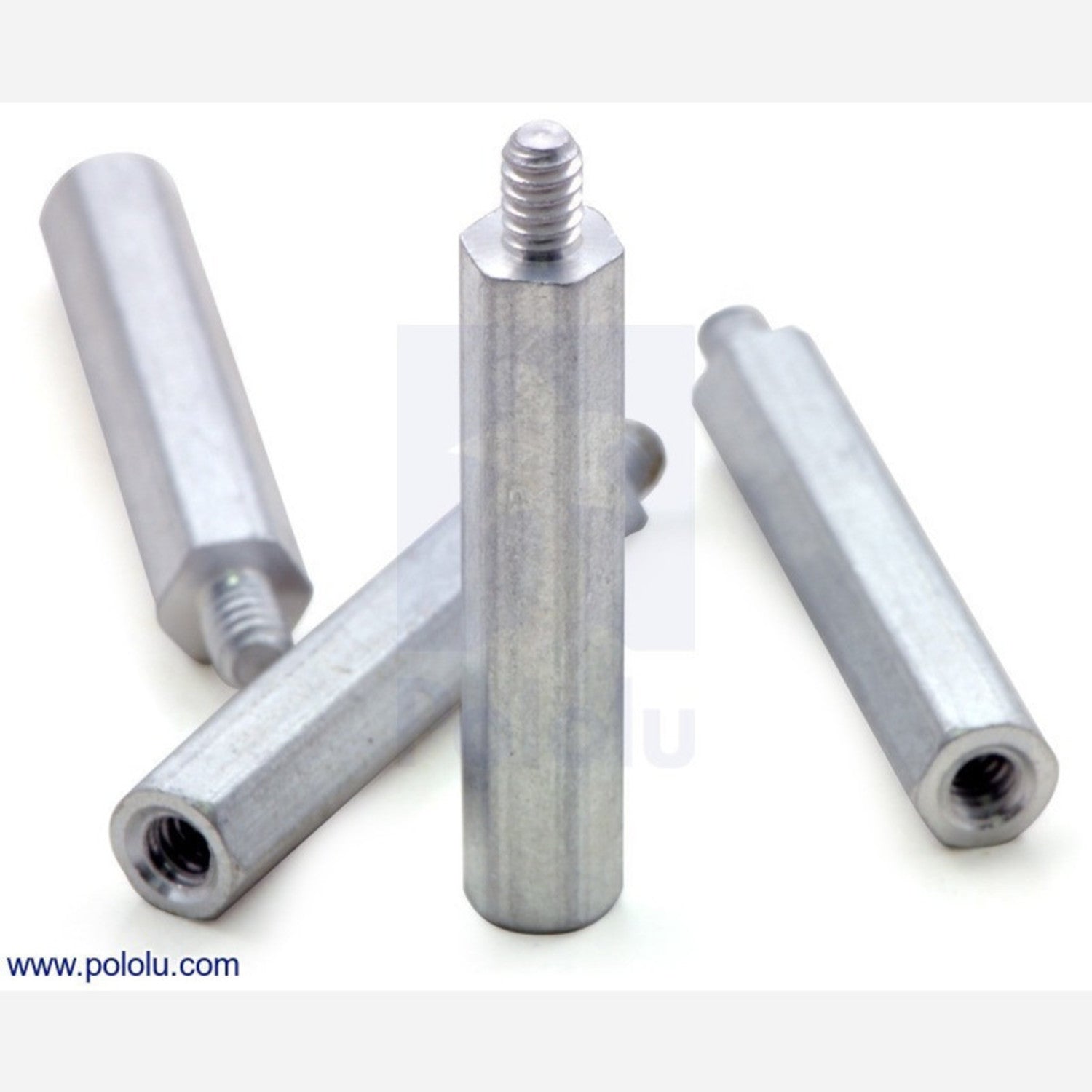 Aluminum Standoff: 1" Length, 4-40 Thread, M-F (4-Pack)