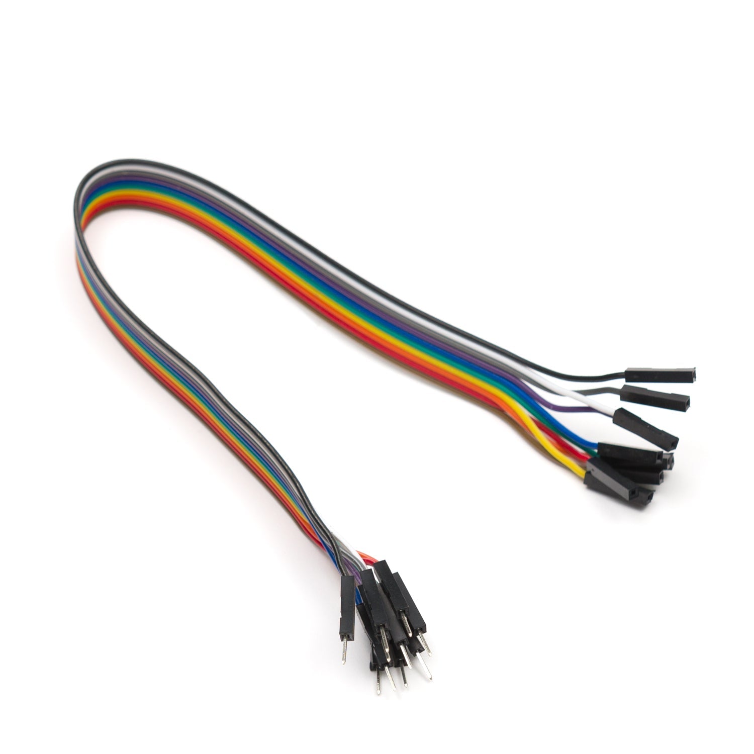 10 pin splittable jumper wire - 300mm M/F