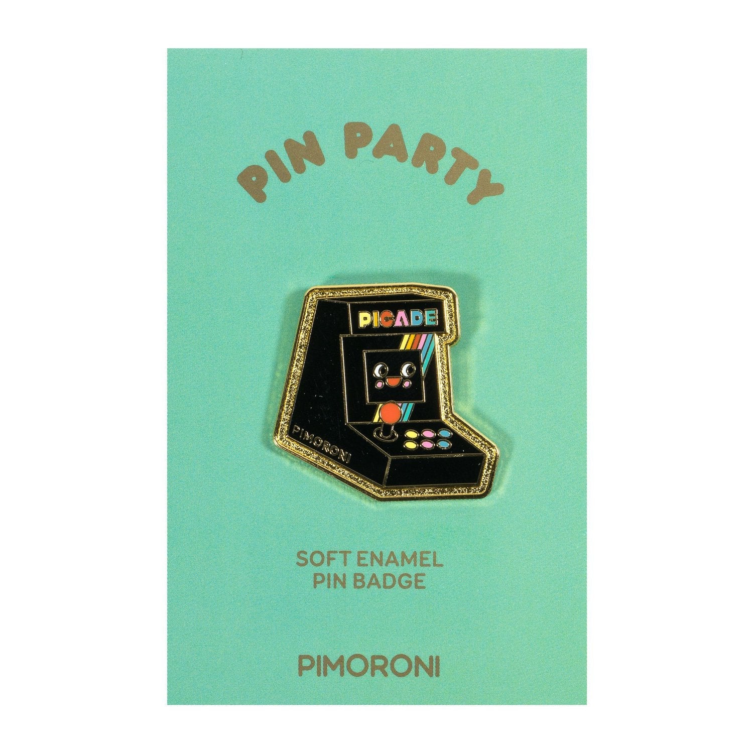 Pimoroni Pin Party Enamel Pin Badge - Component Pizza