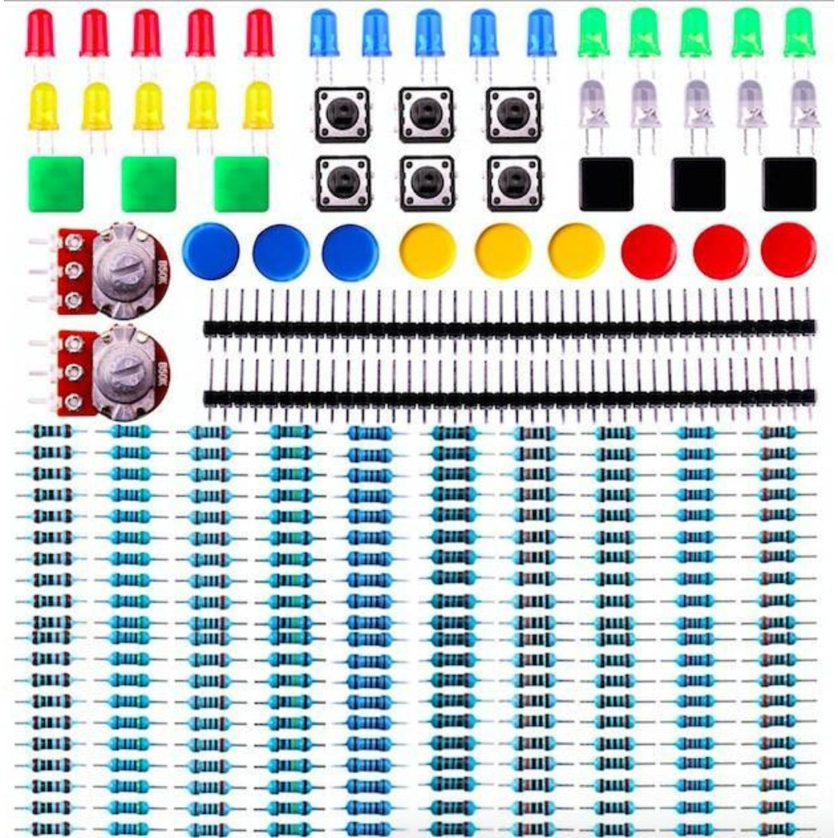 Electronics components with box