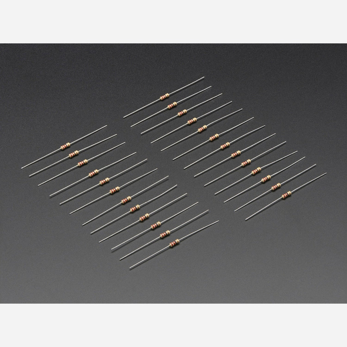 Through-Hole Resistors - 220 ohm 5% 1/4W - Pack of 25