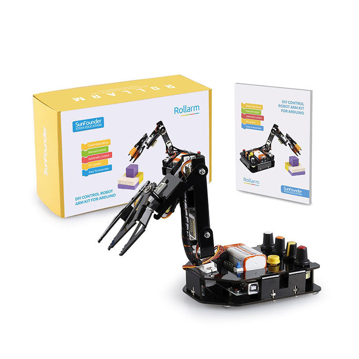 SunFounder Robot Arm Kit for Arduino Uno (Intermediate Level)