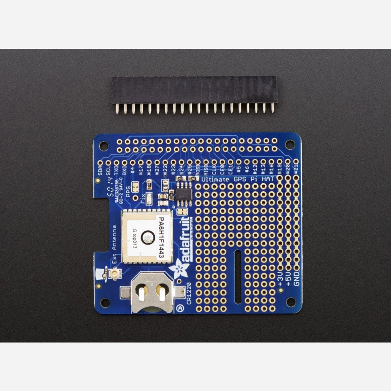 Adafruit Ultimate GPS HAT for Raspberry Pi A+/B+/Pi 2 [Mini Kit]