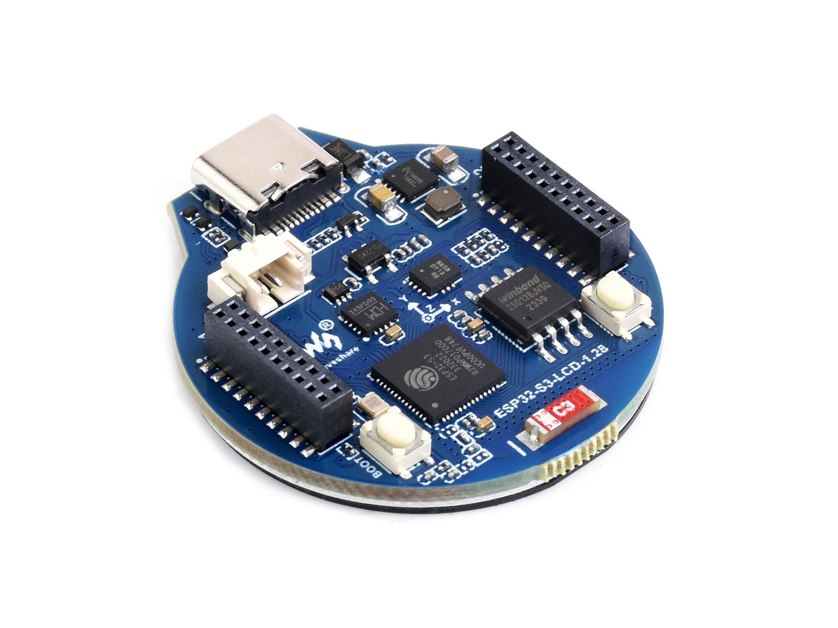 ESP32-S3 Dual-Core Dev Board with 1.28" Round IPS Display