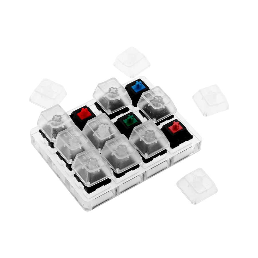 Mechanical Keyboard Switches Tester Collection - 12 Switch Set