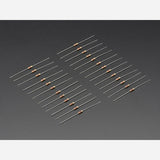 Through-Hole Resistors - 220 ohm 5% 1/4W - Pack of 25