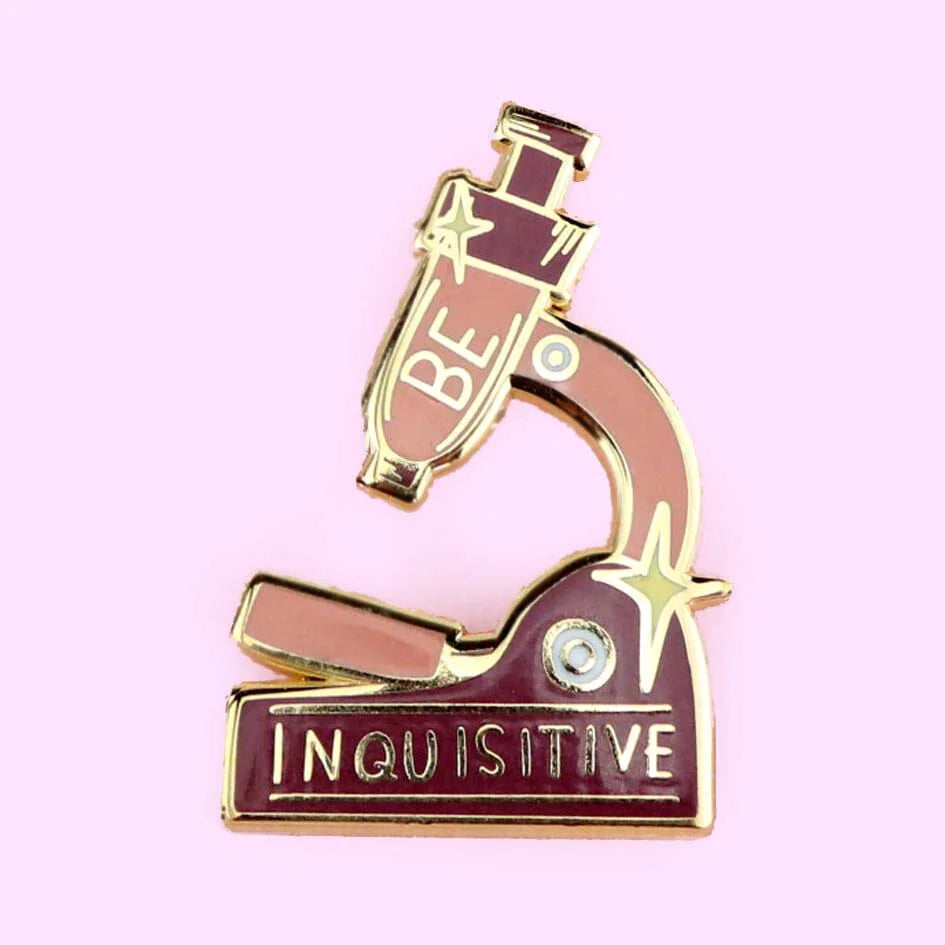 Be Inquisitive Lapel Pin