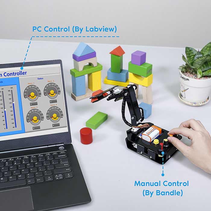 SunFounder Robot Arm Kit for Arduino Uno (Intermediate Level)