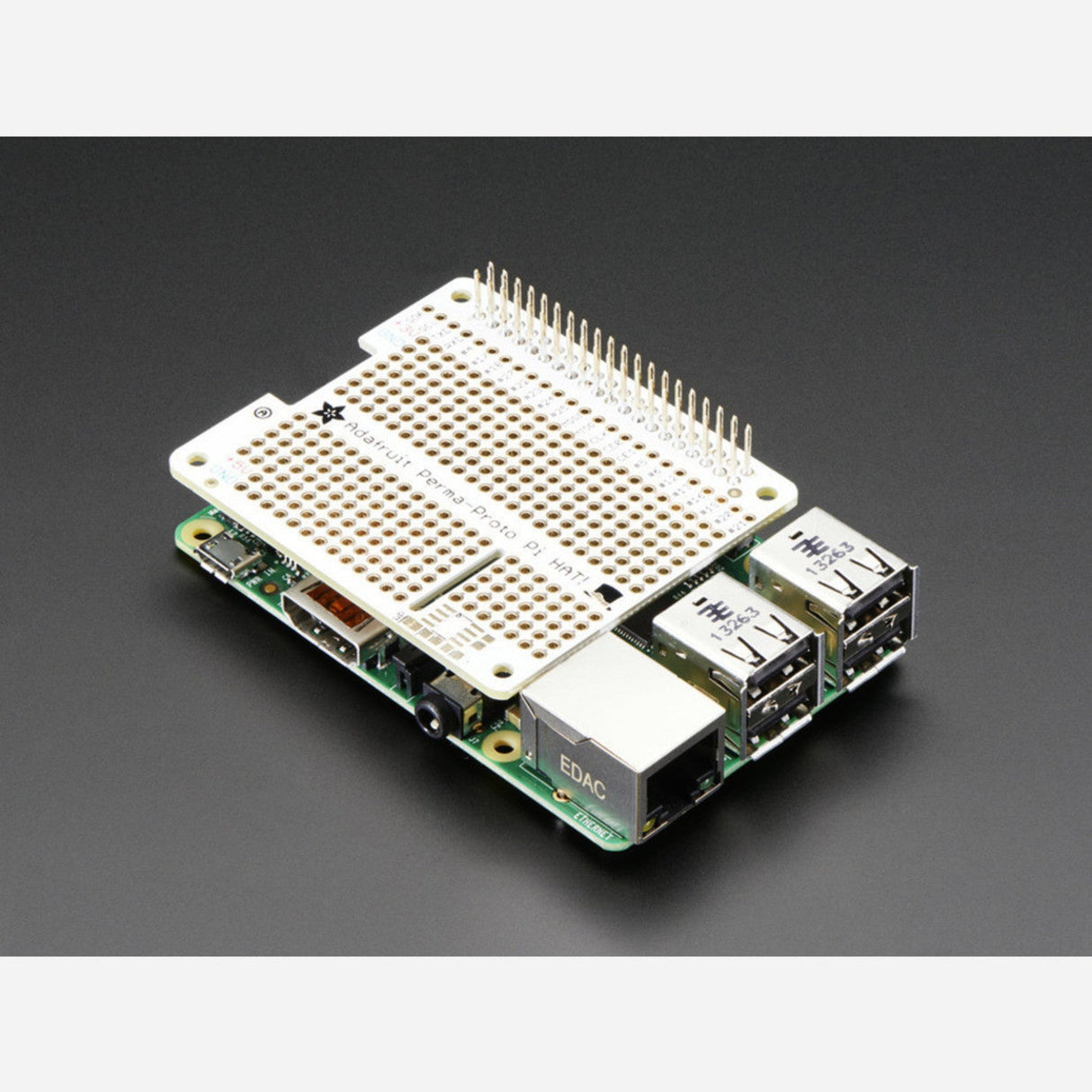 Adafruit Perma-Proto HAT for Pi Mini Kit - No EEPROM