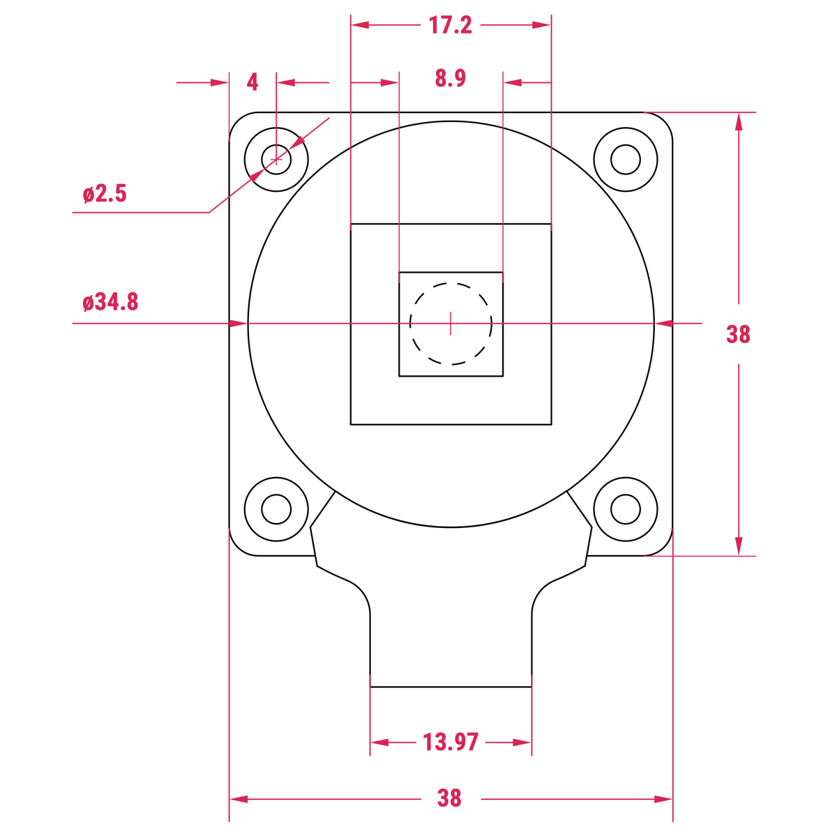 Raspberry Pi HQ Camera - M12 mount